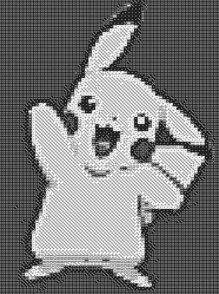 Pikachu character dice art