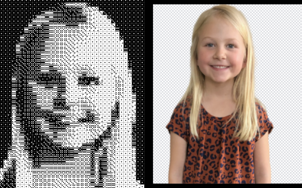 How I Made Dice Portraits for My Nieces
