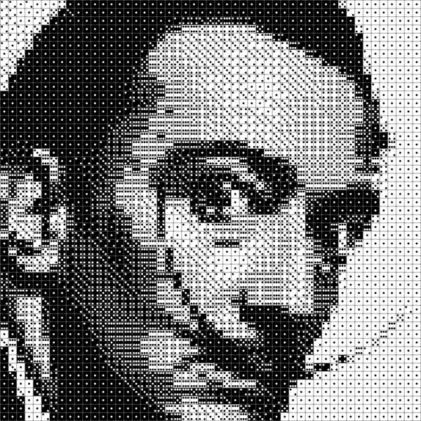 Salvador Dali dice art mosaic